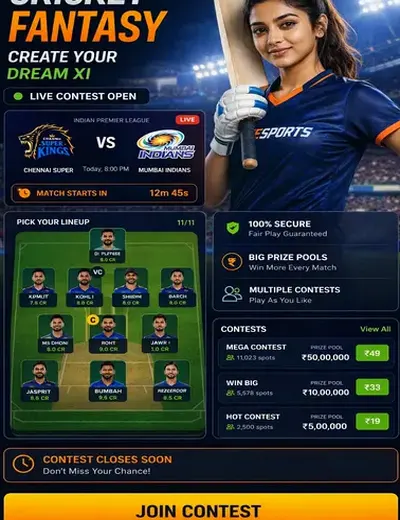 Hero11 (hero11) fantasy cricket & matchday visual 3